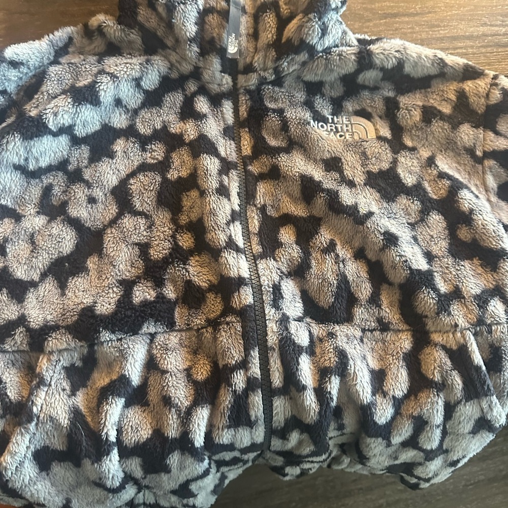 The North Face Gray and Black Puffer Jacket
